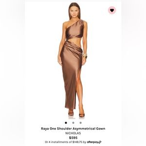 Nicholas Rays One Shoulder Gown